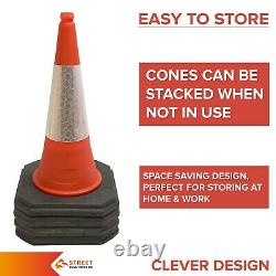 750mm Road Traffic Cone 2-Piece Design Heavy Duty Safety Street Cone Orange