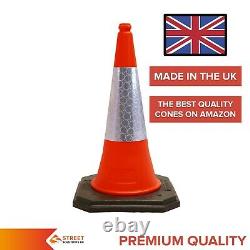 750mm Road Traffic Cone 2-Piece Design Heavy Duty Safety Street Cone Orange