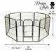 8 Piece Heavy Duty Puppy Dog Play Pen Enclosure Welping Playpen Cage Ds-hd01m