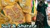 A Grade Pure Premium Quality Hand Work Ladies Suit Sharara Suit Manufacturer