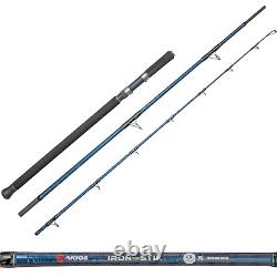 AKIOS Iron-Stik 9ft 6inch 60-200g 3 Piece Travel Rod Boat & Shore