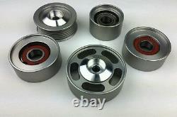 AMG E63/ C63 S63, SL63 Mercedes M156, 6.2L heavy duty 5 Piece idler Kit