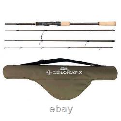 Abu Garcia Diplomat X Travel 4 Piece Spinning Rods