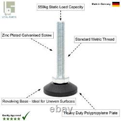 Adjustable Levelling Feet M8/M10 Machine/Furniture Foot Heavy Duty