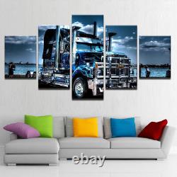 American Truck Heavy Haulage 5 Piece Canvas Print Wall Art