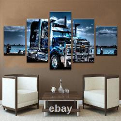 American Truck Heavy Haulage 5 Piece Canvas Print Wall Art