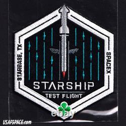 Authentic SPACEX -STARSHIP TEST FLIGHT- SUPER HEAVY- STARBASE, TX- Mission PATCH