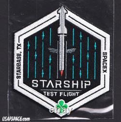 Authentic SPACEX -STARSHIP TEST FLIGHT- SUPER HEAVY- STARBASE, TX- Mission PATCH