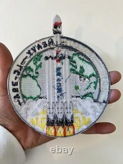 Authentic SpaceX FALCON HEAVY 2018-LC-39A-INAUGURAL 5 7/8 FH Launch PATCH