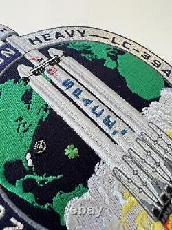 Authentic SpaceX FALCON HEAVY 2018-LC-39A-INAUGURAL 5 7/8 FH Launch PATCH