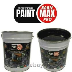 BarnMaxPro Professional Barn Paint, Oil & Acrylic Based 10L 20L Black Barn Paint