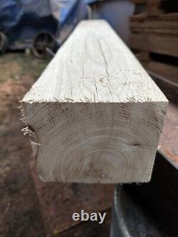 Beautiful Large Handmade Solid English Oak Heavy Mantle Piece Beam Rustic Wood
