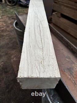 Beautiful Large Handmade Solid English Oak Heavy Mantle Piece Beam Rustic Wood