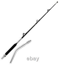Bent Butt 2-Piece 5'0 80Lb Saltwater Fishing Trolling Game Roller Boat Rod AU
