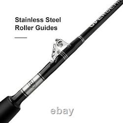 Bent Butt 2-Piece 5'0 80Lb Saltwater Offshore Trolling Big Game Roller Boat Rod