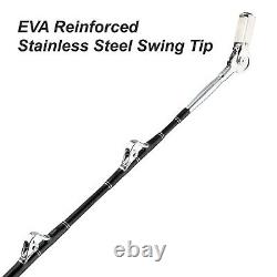 Bent Butt Fishing Rod 2 Piece 80-130lb Trolling Rod Saltwater Offshore Rods