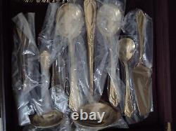 Brand New Solingen heavy 23/24 Karat Gold-plated canteen of cutlery 70 pieces