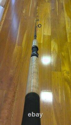 Brand new carbon Tournament spinning fishing rod, 9 ft, 4 pieces, made in Japan