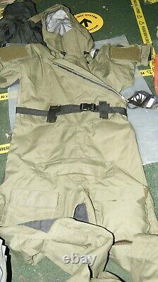 British Army Issue Typhoon Immersion Suit One Piece Size M Heavy Duty Goretex Nw