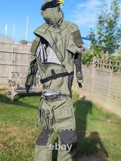 British Army Issue Typhoon Immersion Suit One Piece Size M Heavy Duty Goretex Nw