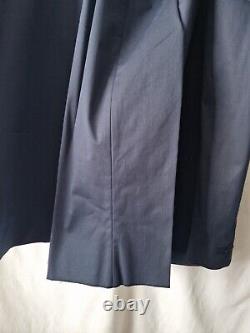 Brooks Brothers Navy Heavy Cotton Formal Suit 50R W44 Two Button Italian Fabric