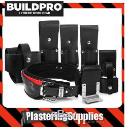 BuildPro Scaffolders Set 7 Piece Leather Heavy Duty Stitching SS