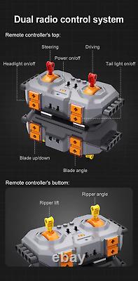 CaDA Master Goliath Heavy Bulldozer RC Control 116 2826 Piece Kit C61056W