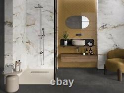 Calacatta GOLD 90x90cm open plan spaces living room porcelain tiles 10 pieces