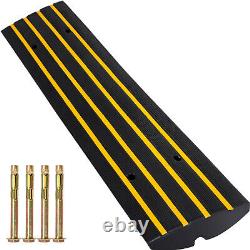 Car Driveway Curb Ramp Heavy Duty Rubber Threshold Ramp1 piece