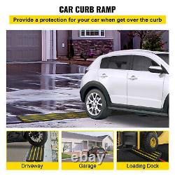 Car Driveway Curb Ramp Heavy Duty Rubber Threshold Ramp1 piece