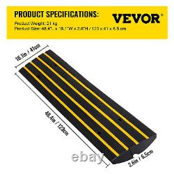 Car Driveway Curb Ramp Heavy Duty Rubber Threshold Ramp1 piece