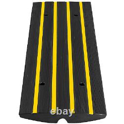 Car Driveway Curb Ramp Heavy Duty Rubber Threshold Ramp1 piece