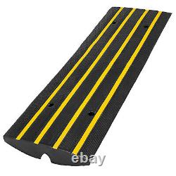 Car Driveway Curb Ramp Heavy Duty Rubber Threshold Ramp1 piece