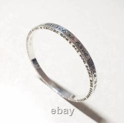 Chrome Hearts Piece'A Ass Bangle Bracelet / 925 Sterling Silver / Heavy