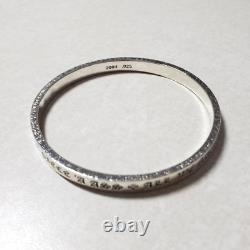 Chrome Hearts Piece'A Ass Bangle Bracelet / 925 Sterling Silver / Heavy