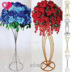 Cluster Candle Holder Acrylic Shade Wire Flower Centerpiece Stand Pillar Wedding