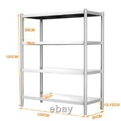 Commercial Kitchen Shelf Stainless Steel Shelving Rack Heavy Duty Storage Unit