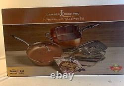 Copper Chef Pro 7 Piece Heavy Duty Cookware Set Brand New Kitchen Set