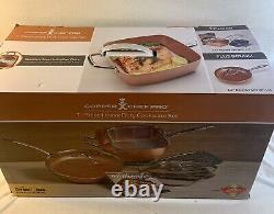 Copper Chef Pro 7 Piece Heavy Duty Cookware Set Brand New Kitchen Set