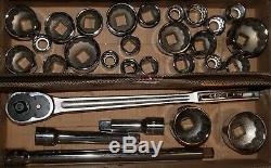 Craftsman 30 Piece Extra Large Heavy Duty 3/4 Drive SAE MM Socket Wrench Set