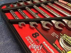 Craftsman Heavy Duty Ratcheting Wrench Set USA 8-Piece SAE 5/16-3/4 $20/Wrench
