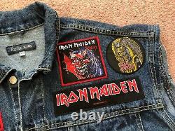 Custom Battle Jacket with Your Personal Patch Collection Doom Metal Death Thrash