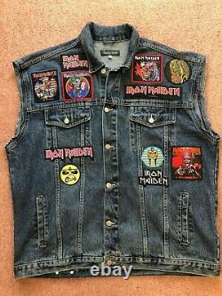 Custom Battle Jacket with Your Personal Patch Collection Heavy Metal Death Thrash
