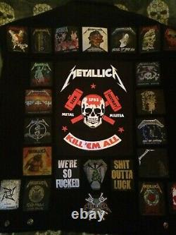 Custom Battle Jacket with Your Personal Patch Collection Heavy Metal Doom Death