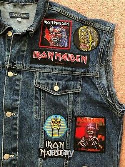 Custom Battle Jacket with Your Personal Patch Collection Heavy Metal Doom Death