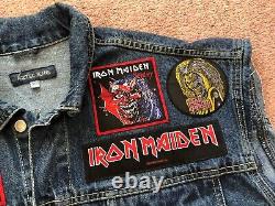 Custom Battle Jacket with Your Personal Patch Collection Heavy Metal Doom Death