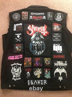 Custom Battle Jacket with Your Personal Patch Collection Heavy Metal Rock Thrash 9