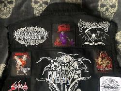 Custom Battle Jacket with Your Personal Patch Collection Heavy Metal Rock Thrash 9