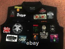 Custom Battle Jacket with Your Personal Patch Collection Heavy Metal Rock Thrash 9