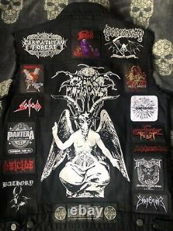 Custom Battle Jacket with Your Personal Patch Collection Heavy Metal Rock Thrash X
